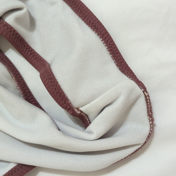 Cupshe One Piece Ribbed Cut Out Side One Shoulder Swimsuit, Color Coffee Size S - Picture 10 of 16